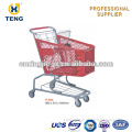 PL100A Hot Sale Quality Plastic basket Supermarket Plastic Shopping Carts